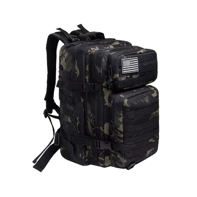 3P Tactical Camouflage Backpack Outdoor Mountaineering Cycling Bag Multi-Function Camping Bag Waterproof Combination Bag